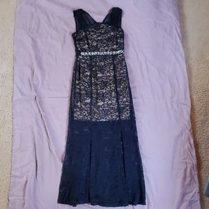 Navy blue dress